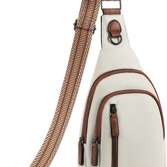 Crossbody Bags for Women - Sling Backpack Travel Bag in Leather - Picture 1 of 9